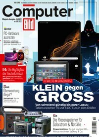 Titelbild der Ausgabe 19/2022 von Computer Bild. Diese Zeitschrift und viele weitere Computerzeitschriften, Tabletmagazine und Smartphonemagazine als Abo oder epaper bei United Kiosk online kaufen.