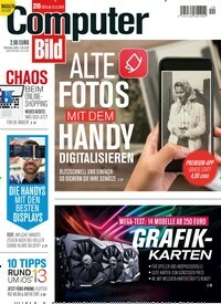 Titelbild der Ausgabe 20/2019 von Computer Bild. Diese Zeitschrift und viele weitere Computerzeitschriften, Tabletmagazine und Smartphonemagazine als Abo oder epaper bei United Kiosk online kaufen.