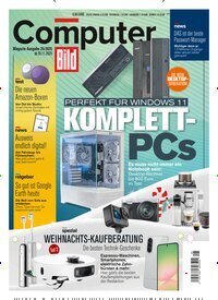 Titelbild der Ausgabe 25/2025 von Computer Bild. Diese Zeitschrift und viele weitere Computerzeitschriften, Tabletmagazine und Smartphonemagazine als Abo oder epaper bei United Kiosk online kaufen.