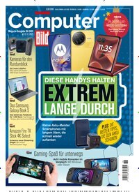 Titelbild der Ausgabe 26/2025 von Computer Bild. Diese Zeitschrift und viele weitere Computerzeitschriften, Tabletmagazine und Smartphonemagazine als Abo oder epaper bei United Kiosk online kaufen.