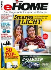 Titelbild der Ausgabe 2/2019 von Computer Bild eHome. Diese Zeitschrift und viele weitere Computerzeitschriften, Tabletmagazine und Smartphonemagazine als Abo oder epaper bei United Kiosk online kaufen.