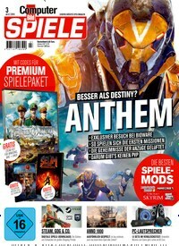 Titelbild der Ausgabe 3/2019 von Computer Bild Spiele. Diese Zeitschrift und viele weitere Computerzeitschriften, Tabletmagazine und Smartphonemagazine als Abo oder epaper bei United Kiosk online kaufen.