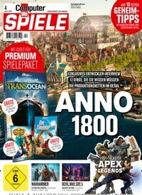 Titelbild der Ausgabe 4/2019 von Computer Bild Spiele. Diese Zeitschrift und viele weitere Computerzeitschriften, Tabletmagazine und Smartphonemagazine als Abo oder epaper bei United Kiosk online kaufen.