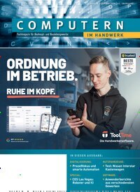 Titelbild der Ausgabe 2/2026 von Computern im Handwerk. Diese Zeitschrift und viele weitere Architekturzeitschriften und Bauzeitschriften als Abo oder epaper bei United Kiosk online kaufen.