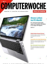 Titelbild der Ausgabe 5/2019 von Computerwoche. Diese Zeitschrift und viele weitere Businessmagazine als Abo oder epaper bei United Kiosk online kaufen.