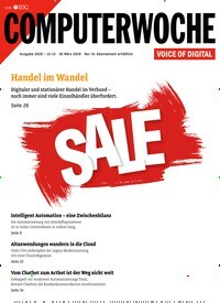 Titelbild der Ausgabe 13/2019 von Computerwoche. Diese Zeitschrift und viele weitere Businessmagazine als Abo oder epaper bei United Kiosk online kaufen.