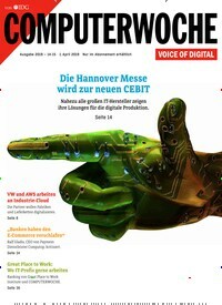 Titelbild der Ausgabe 15/2019 von Computerwoche. Diese Zeitschrift und viele weitere Businessmagazine als Abo oder epaper bei United Kiosk online kaufen.