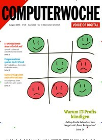 Titelbild der Ausgabe 27/2022 von Computerwoche. Diese Zeitschrift und viele weitere Businessmagazine als Abo oder epaper bei United Kiosk online kaufen.