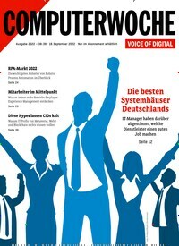 Titelbild der Ausgabe 38/2022 von Computerwoche. Diese Zeitschrift und viele weitere Businessmagazine als Abo oder epaper bei United Kiosk online kaufen.