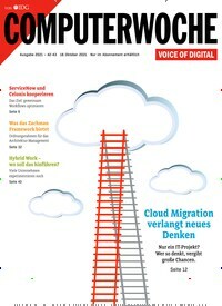 Titelbild der Ausgabe 43/2021 von Computerwoche. Diese Zeitschrift und viele weitere Businessmagazine als Abo oder epaper bei United Kiosk online kaufen.
