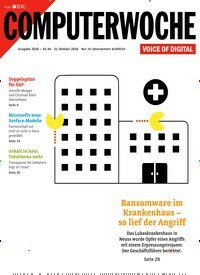 Titelbild der Ausgabe 44/2019 von Computerwoche. Diese Zeitschrift und viele weitere Businessmagazine als Abo oder epaper bei United Kiosk online kaufen.