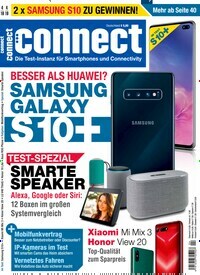 Titelbild der Ausgabe 4/2019 von connect. Diese Zeitschrift und viele weitere Audiomagazine, Filmmagazine und Fotozeitschriften als Abo oder epaper bei United Kiosk online kaufen.