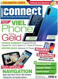 Titelbild der Ausgabe 6/2019 von connect. Diese Zeitschrift und viele weitere Audiomagazine, Filmmagazine und Fotozeitschriften als Abo oder epaper bei United Kiosk online kaufen.
