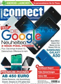 Titelbild der Ausgabe 7/2019 von connect. Diese Zeitschrift und viele weitere Audiomagazine, Filmmagazine und Fotozeitschriften als Abo oder epaper bei United Kiosk online kaufen.