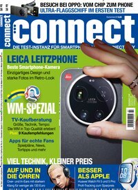 Titelbild der Ausgabe 7/2026 von connect. Diese Zeitschrift und viele weitere Audiomagazine, Filmmagazine und Fotozeitschriften als Abo oder epaper bei United Kiosk online kaufen.