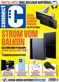 Titelbild der Ausgabe 9/2026 von connect. Diese Zeitschrift und viele weitere Audiomagazine, Filmmagazine und Fotozeitschriften als Abo oder epaper bei United Kiosk online kaufen.