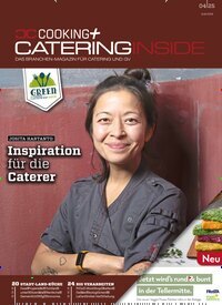 Titelbild der Ausgabe 4/2025 von Cooking + Catering Inside. Diese Zeitschrift und viele weitere Gastronomiezeitschriften, Fashionmagazine, Beautymagazine als Abo oder epaper bei United Kiosk online kaufen.