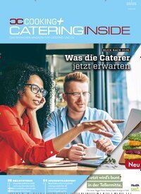 Titelbild der Ausgabe 5/2025 von Cooking + Catering Inside. Diese Zeitschrift und viele weitere Gastronomiezeitschriften, Fashionmagazine, Beautymagazine als Abo oder epaper bei United Kiosk online kaufen.