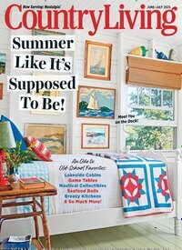 Titelbild der Ausgabe 3/2025 von Country Living USA. Diese Zeitschrift und viele weitere Gartenzeitschriften und Wohnzeitschriften als Abo oder epaper bei United Kiosk online kaufen.