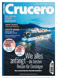 Titelbild der Ausgabe 43/2025 von Crucero. Diese Zeitschrift und viele weitere Reisemagazine, Freizeitmagazine und Wissensmagazine als Abo oder epaper bei United Kiosk online kaufen.