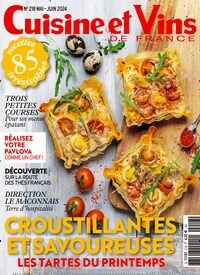 Titelbild der Ausgabe 3/2024 von Cuisine et Vins de France. Diese Zeitschrift und viele weitere Gartenzeitschriften und Wohnzeitschriften als Abo oder epaper bei United Kiosk online kaufen.