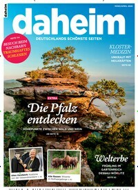 Titelbild der Ausgabe 2/2020 von daheim. Diese Zeitschrift und viele weitere Gartenzeitschriften und Wohnzeitschriften als Abo oder epaper bei United Kiosk online kaufen.
