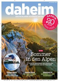 Titelbild der Ausgabe 4/2025 von daheim. Diese Zeitschrift und viele weitere Gartenzeitschriften und Wohnzeitschriften als Abo oder epaper bei United Kiosk online kaufen.