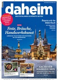Titelbild der Ausgabe 6/2021 von daheim. Diese Zeitschrift und viele weitere Gartenzeitschriften und Wohnzeitschriften als Abo oder epaper bei United Kiosk online kaufen.