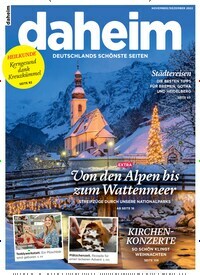 Titelbild der Ausgabe 6/2022 von daheim. Diese Zeitschrift und viele weitere Gartenzeitschriften und Wohnzeitschriften als Abo oder epaper bei United Kiosk online kaufen.