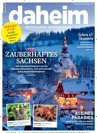 Titelbild der Ausgabe 6/2023 von daheim. Diese Zeitschrift und viele weitere Gartenzeitschriften und Wohnzeitschriften als Abo oder epaper bei United Kiosk online kaufen.