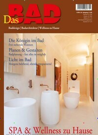 Titelbild der Ausgabe 1/2024 von Das Bad. Diese Zeitschrift und viele weitere Gartenzeitschriften und Wohnzeitschriften als Abo oder epaper bei United Kiosk online kaufen.