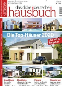 Titelbild der Ausgabe 1/2020 von Das dicke deutsche Hausbuch. Diese Zeitschrift und viele weitere Gartenzeitschriften und Wohnzeitschriften als Abo oder epaper bei United Kiosk online kaufen.