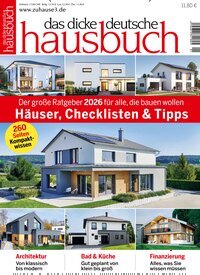 Titelbild der Ausgabe 1/2026 von Das dicke deutsche Hausbuch. Diese Zeitschrift und viele weitere Gartenzeitschriften und Wohnzeitschriften als Abo oder epaper bei United Kiosk online kaufen.