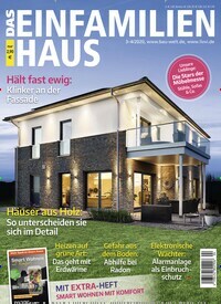 Titelbild der Ausgabe 4/2020 von Das Einfamilienhaus. Diese Zeitschrift und viele weitere Gartenzeitschriften und Wohnzeitschriften als Abo oder epaper bei United Kiosk online kaufen.