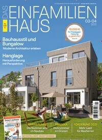 Titelbild der Ausgabe 4/2021 von Das Einfamilienhaus. Diese Zeitschrift und viele weitere Gartenzeitschriften und Wohnzeitschriften als Abo oder epaper bei United Kiosk online kaufen.