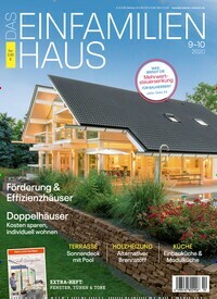 Titelbild der Ausgabe 10/2020 von Das Einfamilienhaus. Diese Zeitschrift und viele weitere Gartenzeitschriften und Wohnzeitschriften als Abo oder epaper bei United Kiosk online kaufen.