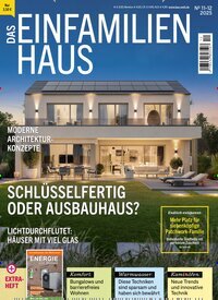 Titelbild der Ausgabe 12/2025 von Das Einfamilienhaus. Diese Zeitschrift und viele weitere Gartenzeitschriften und Wohnzeitschriften als Abo oder epaper bei United Kiosk online kaufen.