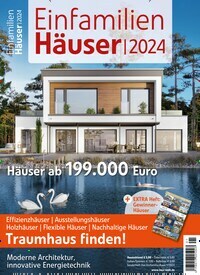 Titelbild der Ausgabe 1/2024 von Das Einfamilienhaus EinfamilienHäuser. Diese Zeitschrift und viele weitere Gartenzeitschriften und Wohnzeitschriften als Abo oder epaper bei United Kiosk online kaufen.