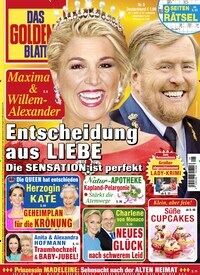 Titelbild der Ausgabe 5/2022 von Das goldene Blatt. Diese Zeitschrift und viele weitere Frauenzeitschriften als Abo oder epaper bei United Kiosk online kaufen.