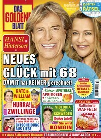 Titelbild der Ausgabe 32/2022 von Das goldene Blatt. Diese Zeitschrift und viele weitere Frauenzeitschriften als Abo oder epaper bei United Kiosk online kaufen.