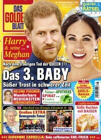Titelbild der Ausgabe 38/2022 von Das goldene Blatt. Diese Zeitschrift und viele weitere Frauenzeitschriften als Abo oder epaper bei United Kiosk online kaufen.