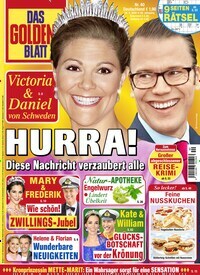Titelbild der Ausgabe 40/2020 von Das goldene Blatt. Diese Zeitschrift und viele weitere Frauenzeitschriften als Abo oder epaper bei United Kiosk online kaufen.