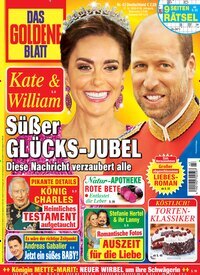 Titelbild der Ausgabe 43/2026 von Das goldene Blatt. Diese Zeitschrift und viele weitere Frauenzeitschriften als Abo oder epaper bei United Kiosk online kaufen.