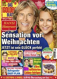 Titelbild der Ausgabe 51/2021 von Das goldene Blatt. Diese Zeitschrift und viele weitere Frauenzeitschriften als Abo oder epaper bei United Kiosk online kaufen.