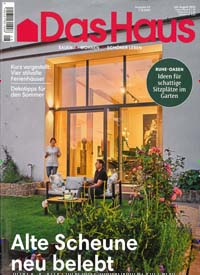 Titelbild der Ausgabe 8/2023 von Das Haus. Diese Zeitschrift und viele weitere Gartenzeitschriften und Wohnzeitschriften als Abo oder epaper bei United Kiosk online kaufen.