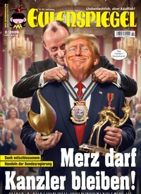 Titelbild der Ausgabe 2/2026 von Das Satiremagazin EULENSPIEGEL. Diese Zeitschrift und viele weitere Lifestylemagazine und Peoplemagazine als Abo oder epaper bei United Kiosk online kaufen.