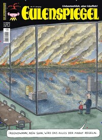 Titelbild der Ausgabe 4/2022 von Das Satiremagazin EULENSPIEGEL. Diese Zeitschrift und viele weitere Lifestylemagazine und Peoplemagazine als Abo oder epaper bei United Kiosk online kaufen.