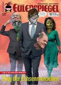 Titelbild der Ausgabe 10/2021 von Das Satiremagazin EULENSPIEGEL. Diese Zeitschrift und viele weitere Lifestylemagazine und Peoplemagazine als Abo oder epaper bei United Kiosk online kaufen.
