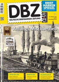 Titelbild der Ausgabe 21/2025 von DBZ Deutsche Briefmarken-Zeitung. Diese Zeitschrift und viele weitere Reisemagazine, Freizeitmagazine und Wissensmagazine als Abo oder epaper bei United Kiosk online kaufen.