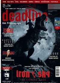 Titelbild der Ausgabe 74/2019 von deadline - das Filmmagazin. Diese Zeitschrift und viele weitere Audiomagazine, Filmmagazine und Fotozeitschriften als Abo oder epaper bei United Kiosk online kaufen.